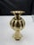 Viimntage Brass Vase For Sale - Image 9 of 9