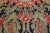 1900 - 1909 Antique Karabagh Black and Red Wool Floral Runner For Sale - Image 5 of 6