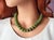 Contemporary Canadian Nephrite Jade Necklace 19", With Unique Natural Herbarium Silver Clasp For Sale - Image 3 of 6