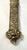 Victorian Antique 19th Century Victorian Sewing Scissors Dagger W/ Brass Handles & Sheath For Sale - Image 3 of 11