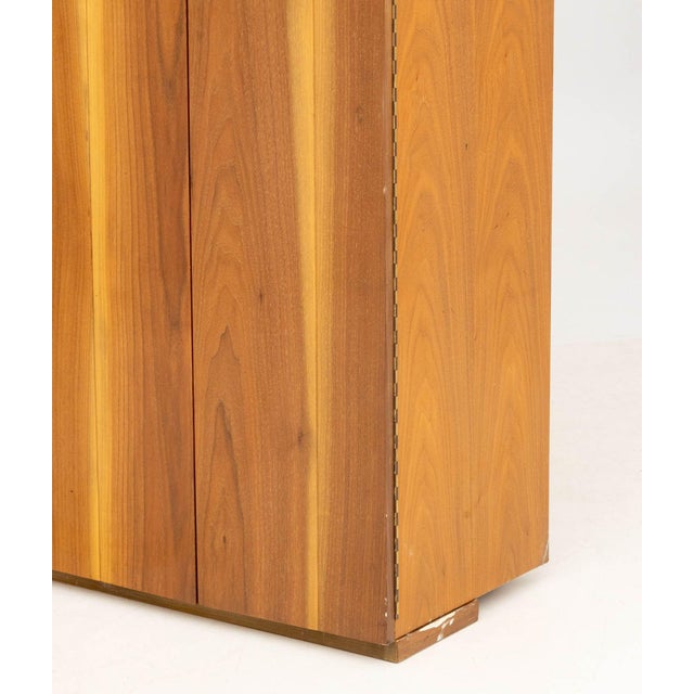Mid 20th Century Dunbar Furniture Corp. Walnut Two-Door Wardrobe For Sale - Image 5 of 8