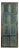 Midcentury Vintage Carved Blue Wooden Door – Hinged Entry Door or Sliding Barn Door 96x36 For Sale