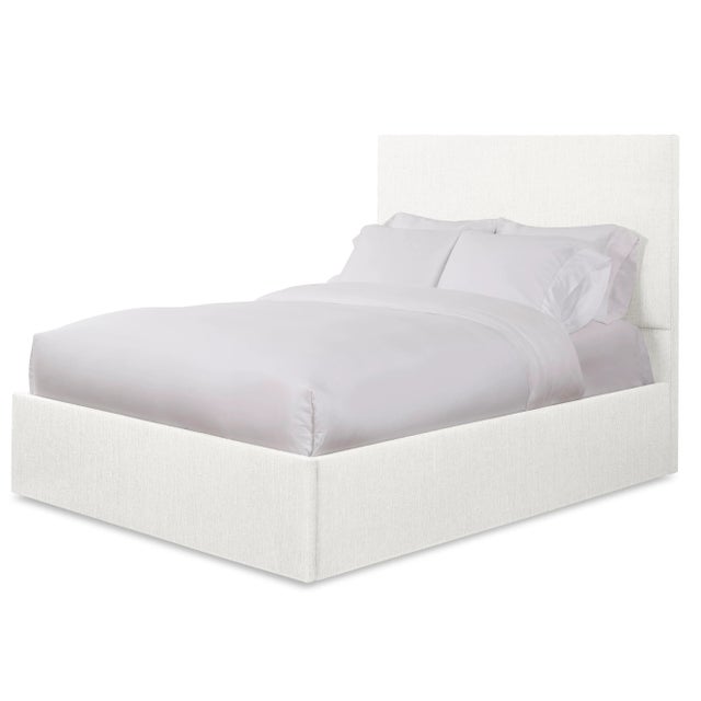 This listing includes the entire bedframe, including the headboard, rails, and footboard. From Chairish's line of bespoke...