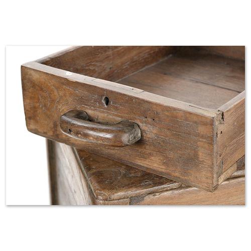 Teak Storage Unit with 3 Drawers For Sale - Image 3 of 6