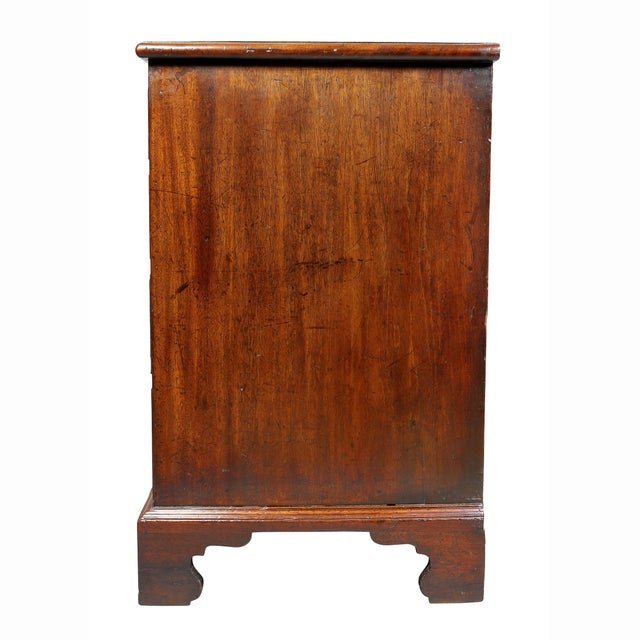 Brown Late 18th Century George III Mahogany Bachelors Chest of Drawers For Sale - Image 8 of 10