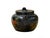 Oriental Zisha Clay Black Glaze Foo Dogs Lions Graphic Display Art Teapot For Sale - Image 4 of 10