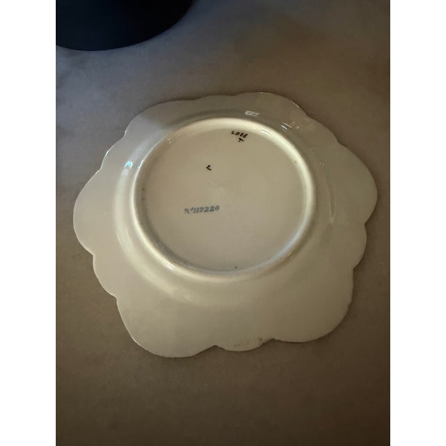 Antique J. F. Wileman Daisy Shape Jungle Print Plates (Lot of 5) ca.1890 For Sale - Image 12 of 18