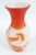 Orange Mid 20th Century Decorative Cameo Glass Vase For Sale - Image 8 of 12