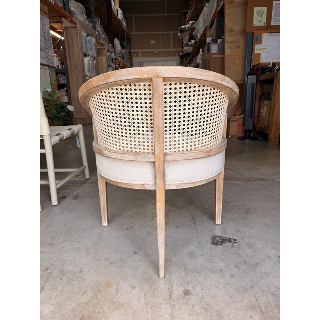 Global Views Global Views Cane Back Dining Chair For Sale - Image 4 of 7