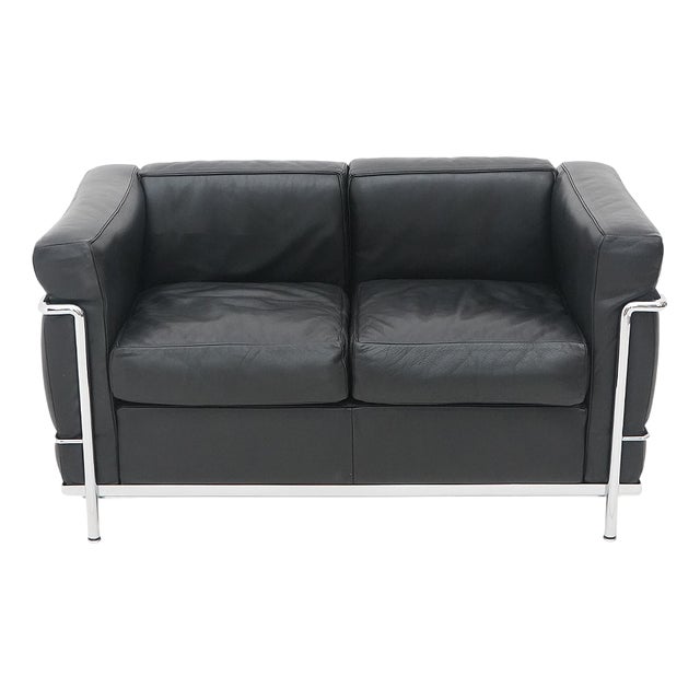 LC2 2-Seater Sofa by Le Corbusier for Cassina, 1970s For Sale