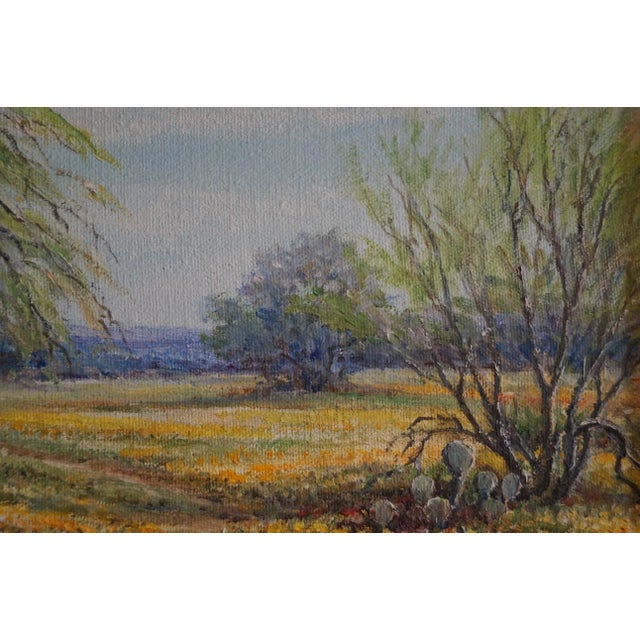 An original painting from noted Texas artist Exa Wall, which is framed in the original frame and ready to hang. This piece...