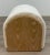 Contemporary Organic Modern White Boucle and Cerused Oak Waterfall Stool For Sale - Image 3 of 4