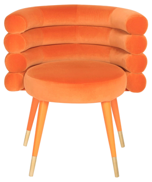 Orange Marshmallow Dining Chair by Royal Stranger