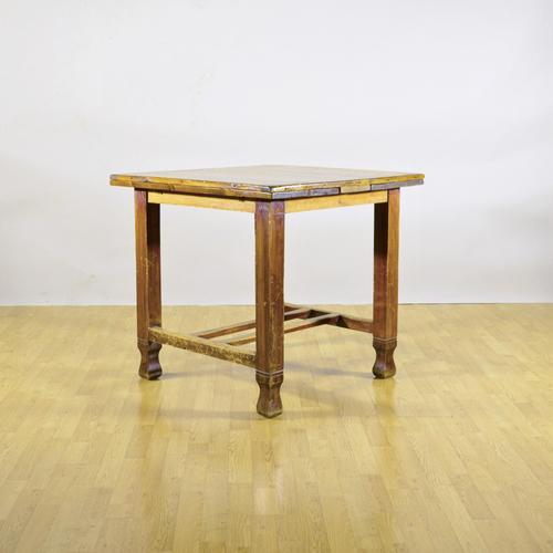 Antique Extendable Wooden Dining Table, 1900s For Sale - Image 3 of 9