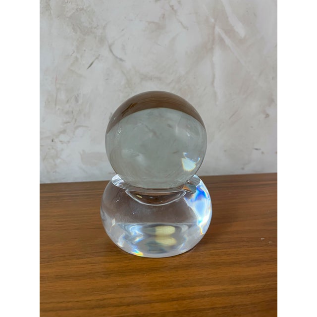 Decorative Ball in Transparent Glass, 1930s For Sale - Image 17 of 18