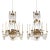 Metal Italian Decorative Chandeliers, 1960s, Set of 2 For Sale - Image 7 of 7