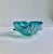 Mid-Century Modern Mid 20th Century Mid Century Turquoise & Silver Averturine Seguso Murano Attributed Dish For Sale - Image 3 of 17