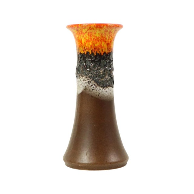 Vintage Fat Lava Vase from Jasba, West Germany, 1960s For Sale - Image 3 of 11