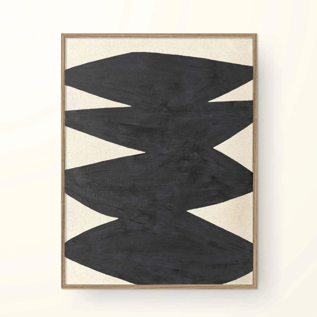 "Affirmations in Black/Blue" - 18" X 24" Modern Paintings by Nicolette Capuano - Set of 4 For Sale - Image 4 of 8