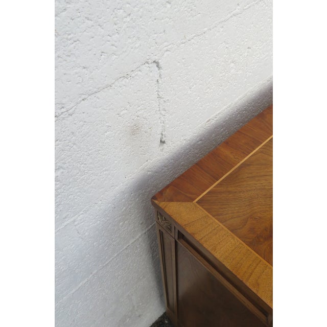 Mid Century Modern Narrow Sideboard Buffet Tv Media Entry Console Table 6275 For Sale - Image 16 of 18