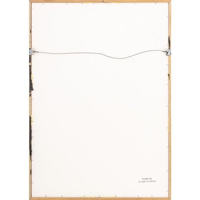 Joseph L. Gardella Zig-Zag Composition Mixed Media For Sale - Image 9 of 10