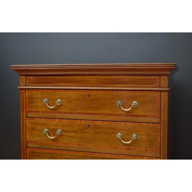 Mahogany Chest of Drawers from Maple & Co. For Sale - Image 10 of 13