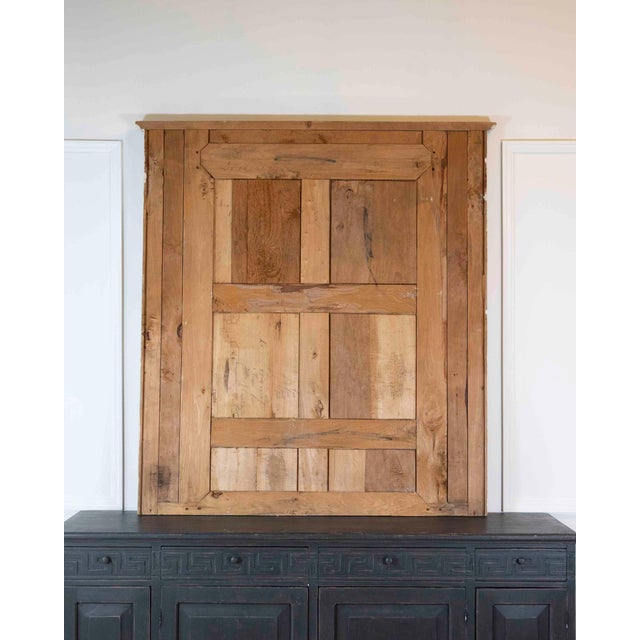 French 18th Century Louis XVI Painted Trumeau Mirror For Sale - Image 9 of 10