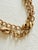 Vintage 1970s Napier Gold Tone Brushed Station Chain Necklace For Sale - Image 9 of 12