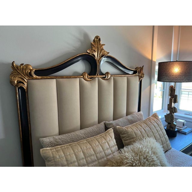 Val's Dollhouse is proud to present the Juliette headboard from the creative mind of designer Christopher Guy. A carved...