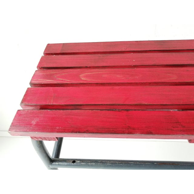 1970s Industrial Bench For Sale - Image 5 of 15