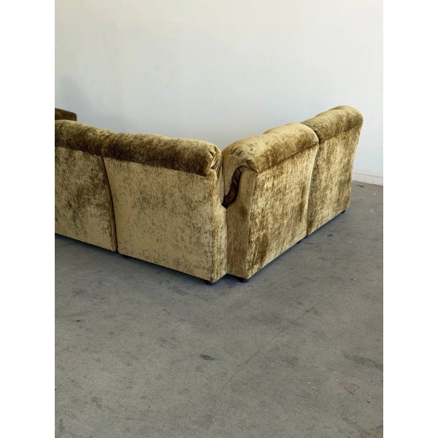 Limited Edition: Lugo Modular Sofa in Green Chenille For Sale - Image 13 of 18
