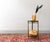 Vintage Hollywood Regency Side Table in Gold and Smoked Glass, 1970s For Sale - Image 4 of 8