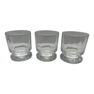 Vintage Mid Century Modern Scandinavian Dansk Designs Barware Rocks Glasses - Set of 3 For Sale
