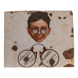 Early 20th Century SSP Optometry Trade Sign