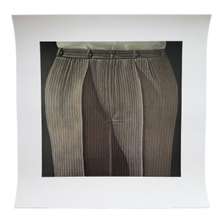 Domenico Gnoli (1933-1970), Striped Trouses, 1969, Copyright Marzia Gnoli, 1994, Printed in the Netherlands For Sale