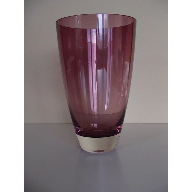 Crystal Vase, 1950s For Sale - Image 6 of 6