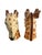 Vintage Fitz and Floyd Ceramic Giraffe Head Bookends/ Decor- A Pair For Sale In New York - Image 6 of 10