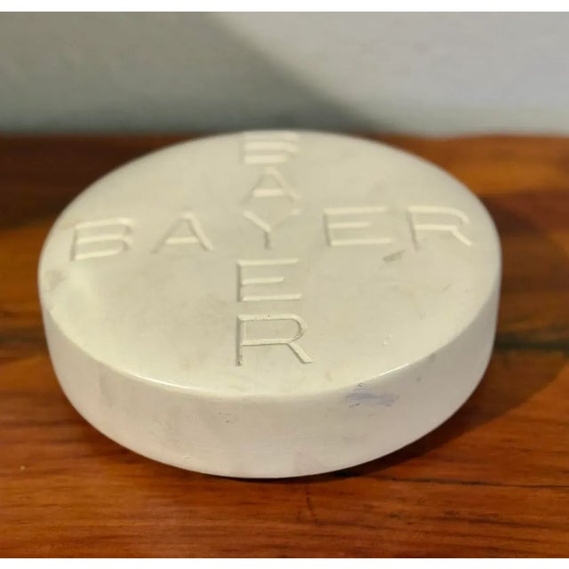Jumbo Bayer Aspirin Tablet Sculpture, Prop Item, Simply Take One-a-Day For Sale - Image 4 of 6