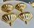 Set 4 Brass Scallop Shell Uplight Wall Sconces For Sale - Image 17 of 17