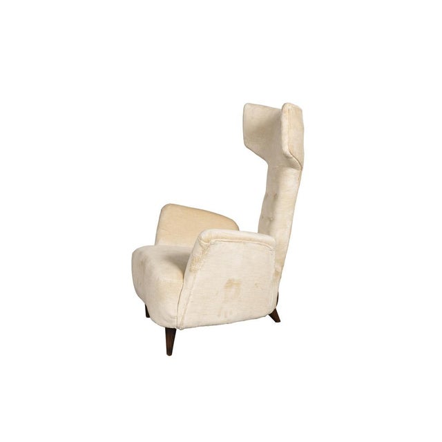 Beige Lounge Chairs by Renzo Zavanella, 1950s, Set of 2 For Sale - Image 8 of 11