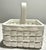 Mid 20th Century 20th C. MCM Italian Gump's Woven Porcelain Basket For Sale - Image 5 of 7