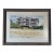 1980’s Helen R. Shick Coastal Florida Beach House Landscape Watercolor on Paper Painting, Framed Under Glass For Sale