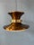Vintage Danish Copper-Coloured Pendant Lamp, 1970s For Sale - Image 6 of 11
