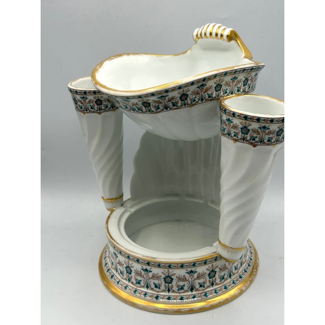 Late 19th Century Late Victorian Cray’s Patent Porcelain Washstand Soap, Sponge & Brush For Sale In Los Angeles - Image 6 of 16