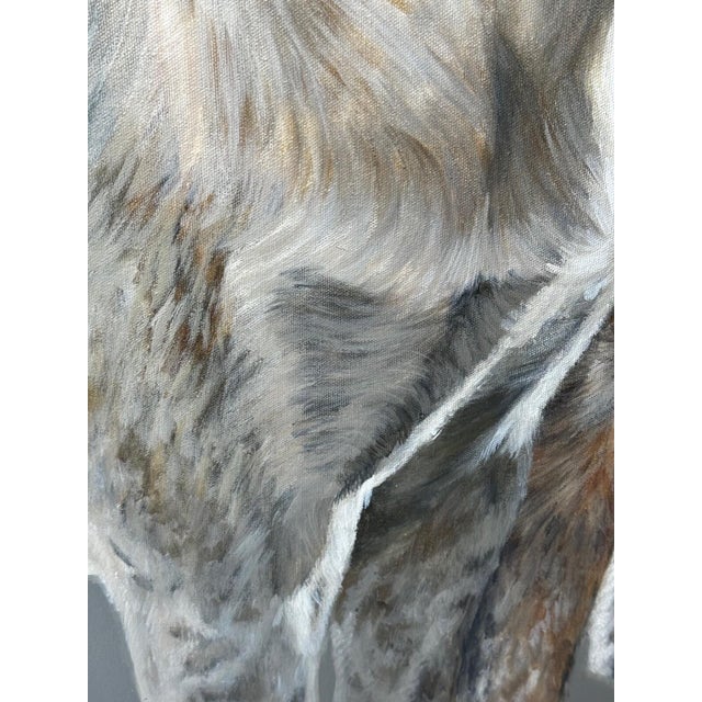 British Hunting Large Farmed Oil Painting Title "Berkeley Goblin” Pack of Foxhounds, Berkeley Hunt by Vicky Palmer For Sale - Image 12 of 18