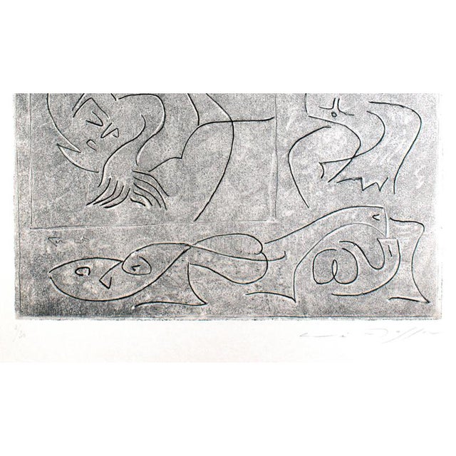 André Masson, Legendary Loves, Limited Edition of 30, 1950s, Etching For Sale - Image 4 of 5