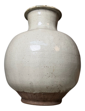 Large Japanese Tsubo Storage Jar in Stoneware, 1950s