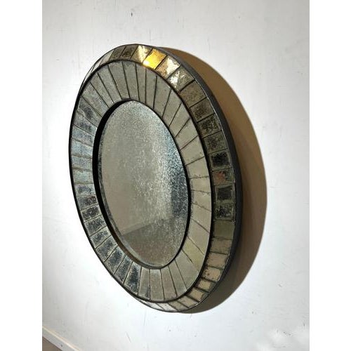Large Vintage Venetian Style Mirror For Sale - Image 4 of 6