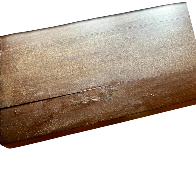 Brown Saltman 1940s Art Deco Gilbert Rohde for Brown Saltman Geometric Half Moon Side End Table For Sale - Image 4 of 4