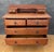 Traditional English Country Oak Chest of Drawers with Raised Back and Small Drawers, 1930s For Sale - Image 3 of 8